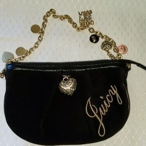 Juicy Couture Black Velvet Purse